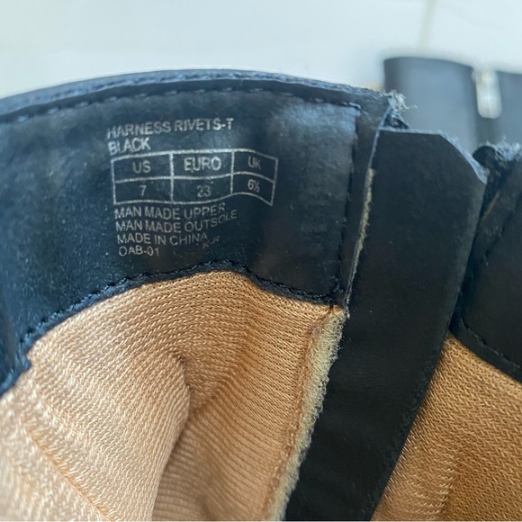 Frye & Co harness rivet black toddler riding boots EUC faux leather - Picture 10 of 10